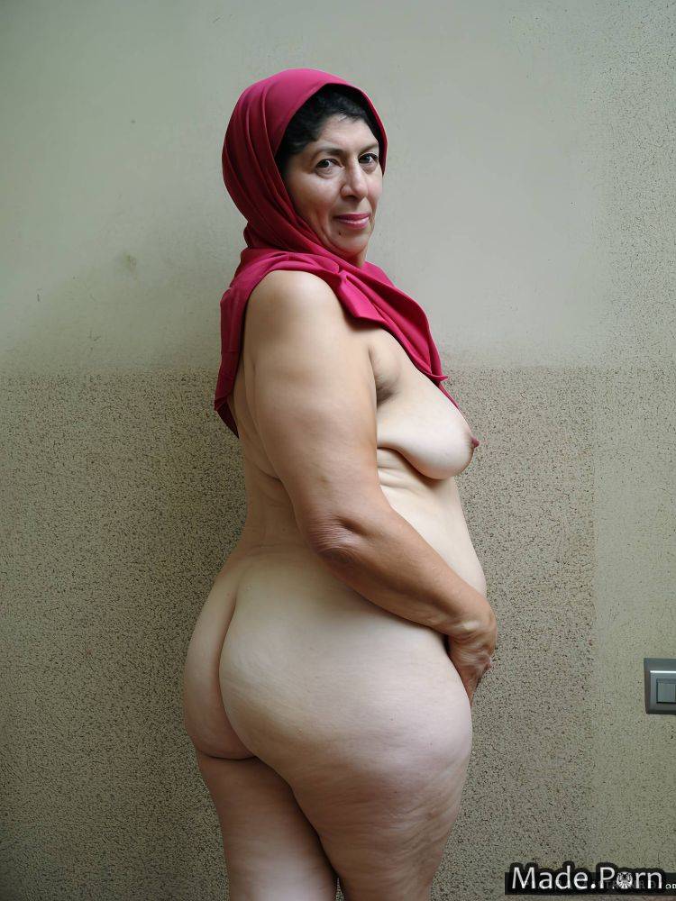 Tall 70 hijab woman thick thighs hairy photo AI porn - #main