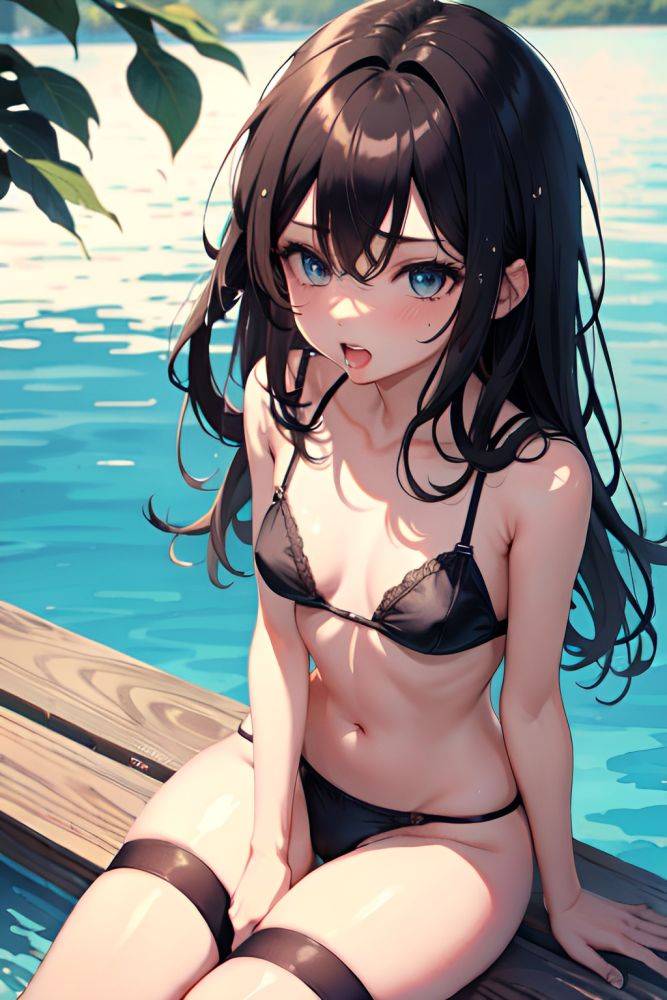 Anime Skinny Small Tits 18 Age Orgasm Face Brunette Messy Hair Style Dark Skin Watercolor Lake Close Up View Eating Stockings 3681211316564997587 - AI Hentai - #main