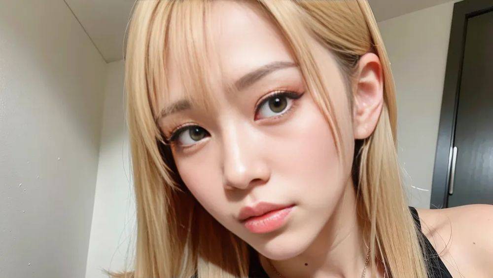 ,korean,kpop idol,woman,twenties,(RAW photo, best quality, masterpiece:1.1), (realistic, photo-realistic:1.2), ultra-detailed, ultra high res, physically-based rendering,blonde hair,hair behind ear,bangs,(adult:1.5) - #main