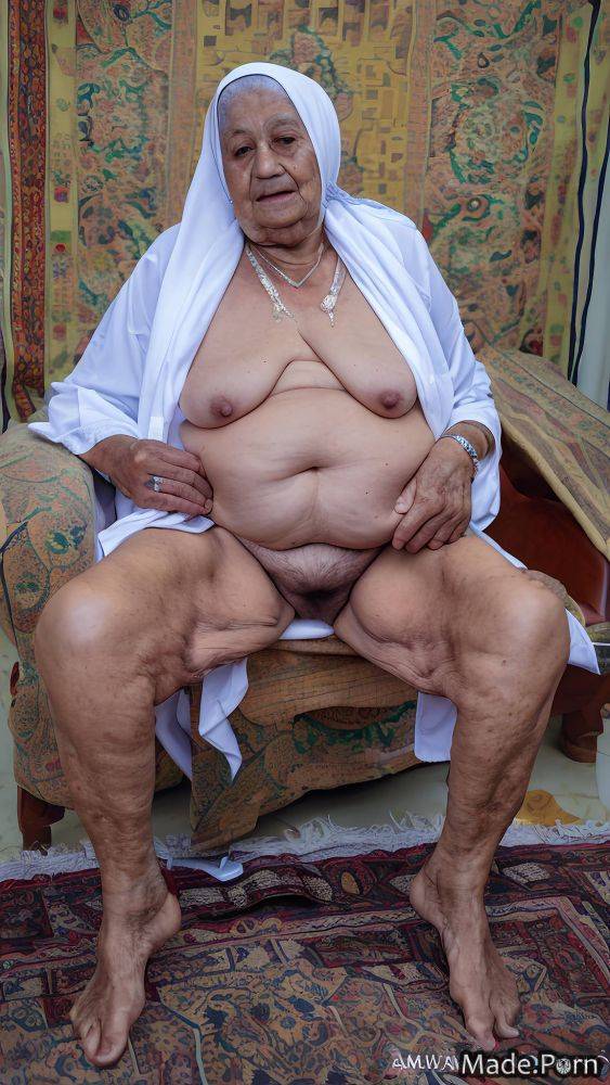 Nude sitting big hips photo thick thighs spreading legs tall AI porn - #main