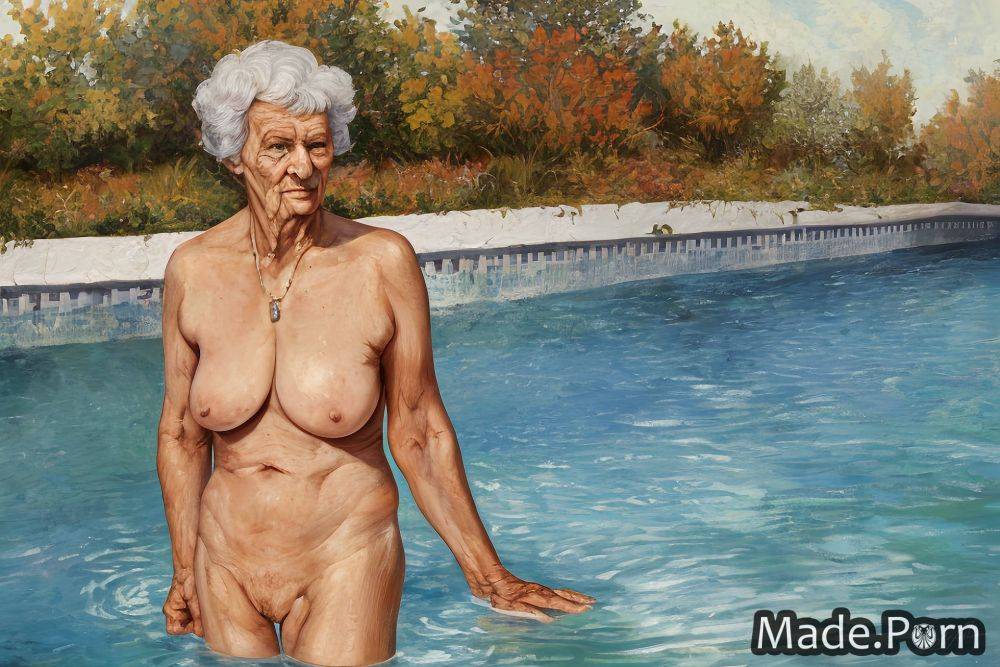 Topless oil woman bottomless nude 80 AI porn - #main
