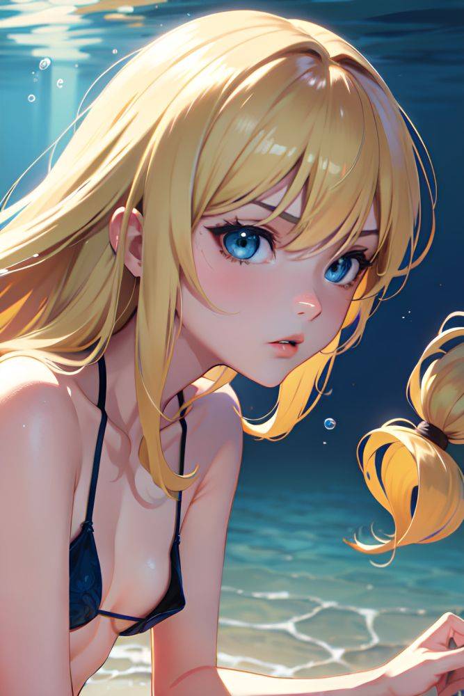 Anime Skinny Small Tits 80s Age Serious Face Blonde Straight Hair Style Light Skin Illustration Underwater Close Up View Gaming Stockings 3677488869589216756 - AI Hentai - #main
