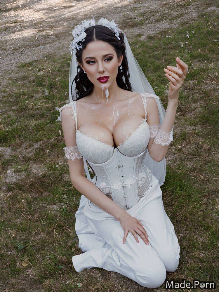Air kiss stylish transparent partially nude victorian coronation robes facial AI porn - #main
