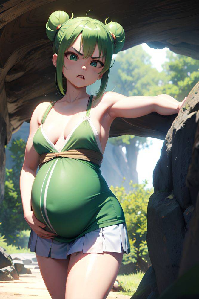 Anime Pregnant Small Tits 20s Age Angry Face Green Hair Hair Bun Hair Style Light Skin 3d Cave Close Up View Cumshot Schoolgirl 3685378296146197947 - AI Hentai - #main