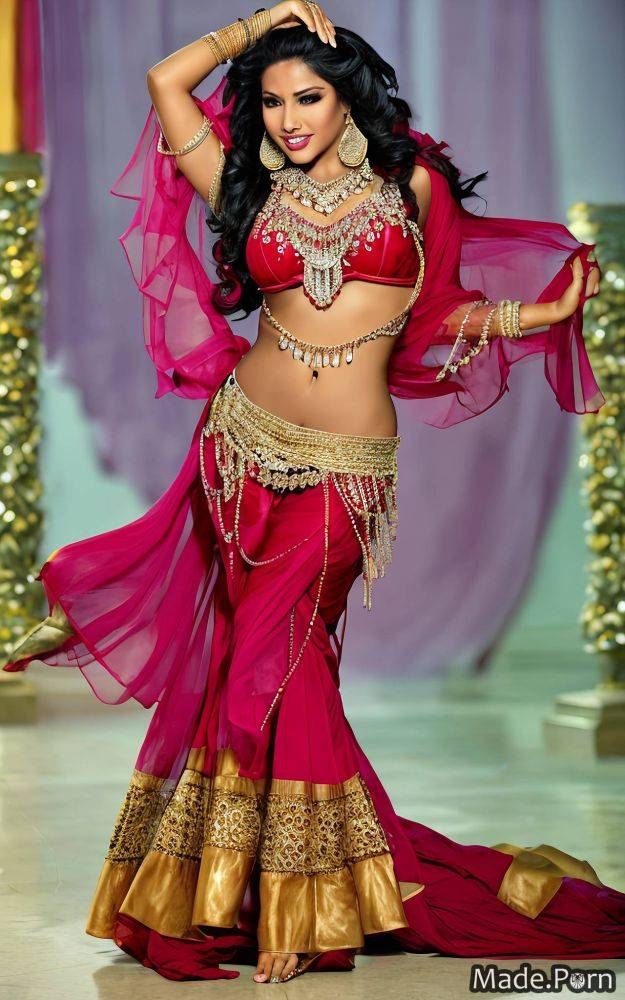 Bimbo indian amateur jewelry traditional fairer skin belly dancer AI porn - #main