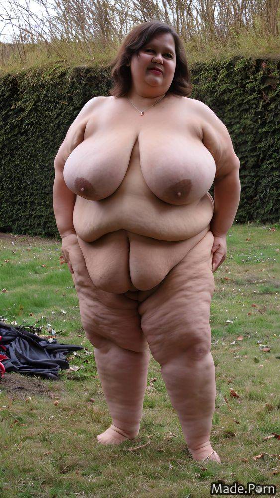 Gigantic boobs topless woman 60 vintage bottomless nude ssbbw AI porn - #main