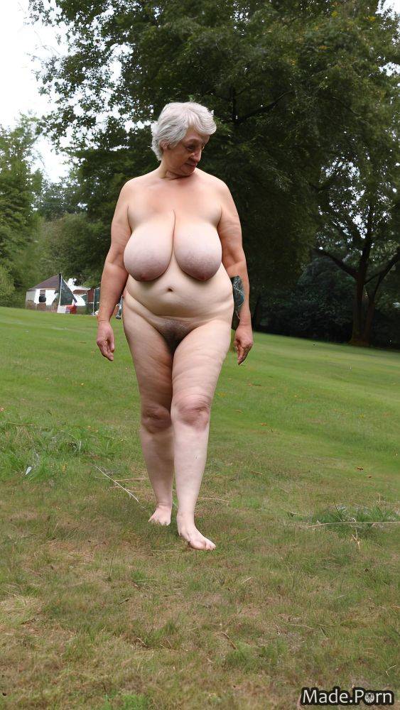 Saggy tits nude photo woman gigantic boobs huge boobs bottomless AI porn - #main