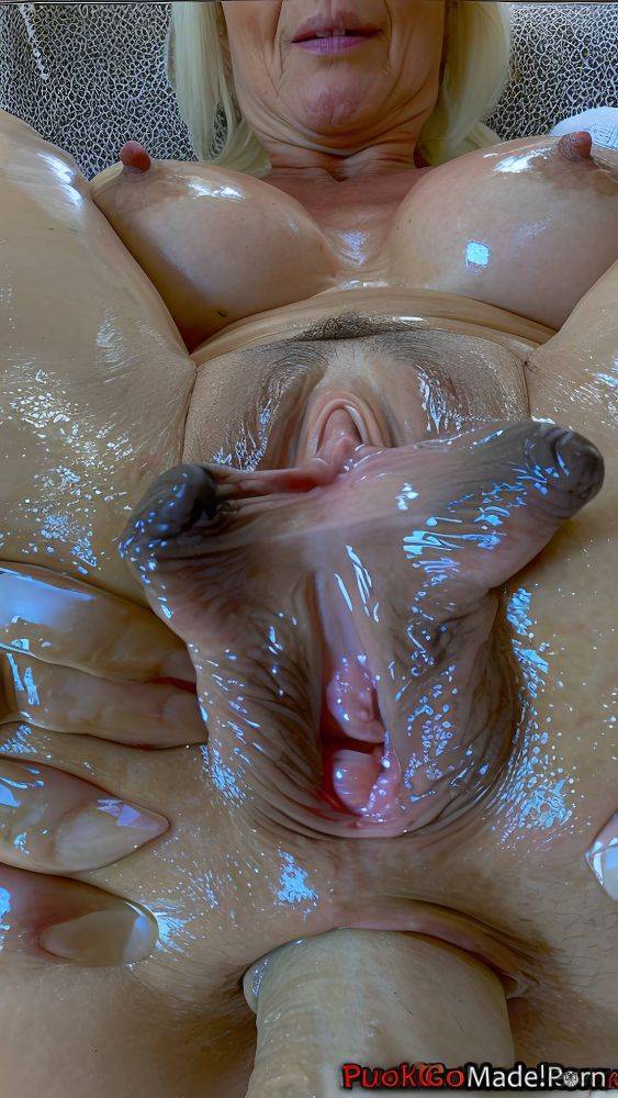 Tanned skin lying huge boobs 70 close up big hips ass fucking AI porn - #main