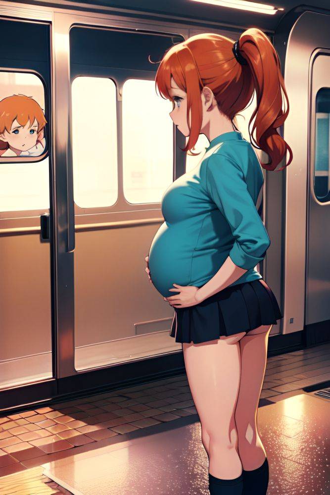 Anime Pregnant Small Tits 70s Age Shocked Face Ginger Pixie Hair Style Dark Skin Soft Anime Train Back View Bathing Mini Skirt 3683522868059307305 - AI Hentai - #main