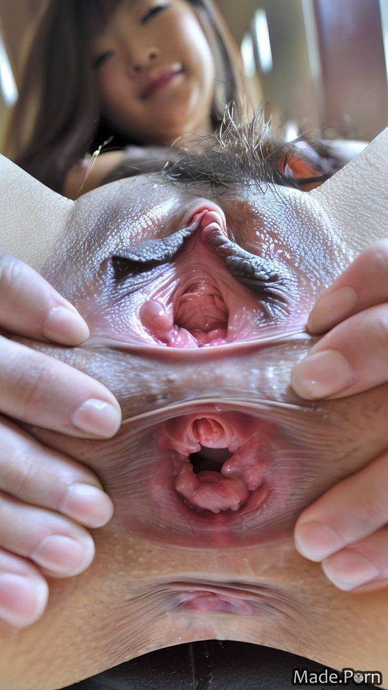 Japanese woman anal gape photo open mouth 20 close up AI porn - #main