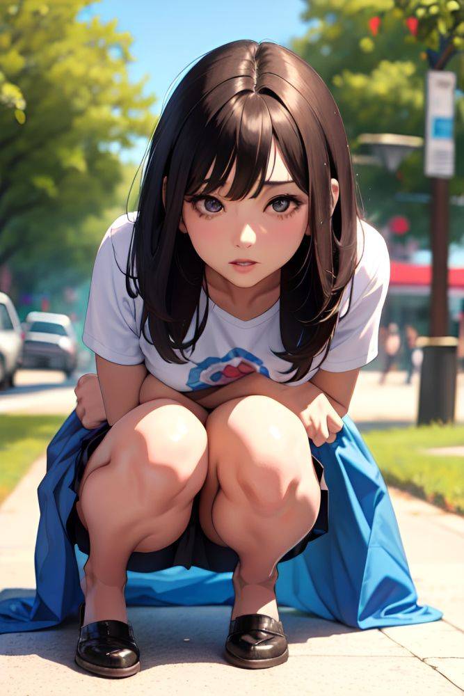 Anime Skinny Small Tits 80s Age Orgasm Face Brunette Straight Hair Style Dark Skin Watercolor Mall Close Up View Squatting Mini Skirt 3689549139435019308 - AI Hentai - #main