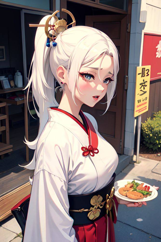 Anime Busty Small Tits 50s Age Orgasm Face White Hair Ponytail Hair Style Light Skin Vintage Street Side View Cooking Geisha 3690797686425188445 - AI Hentai - #main