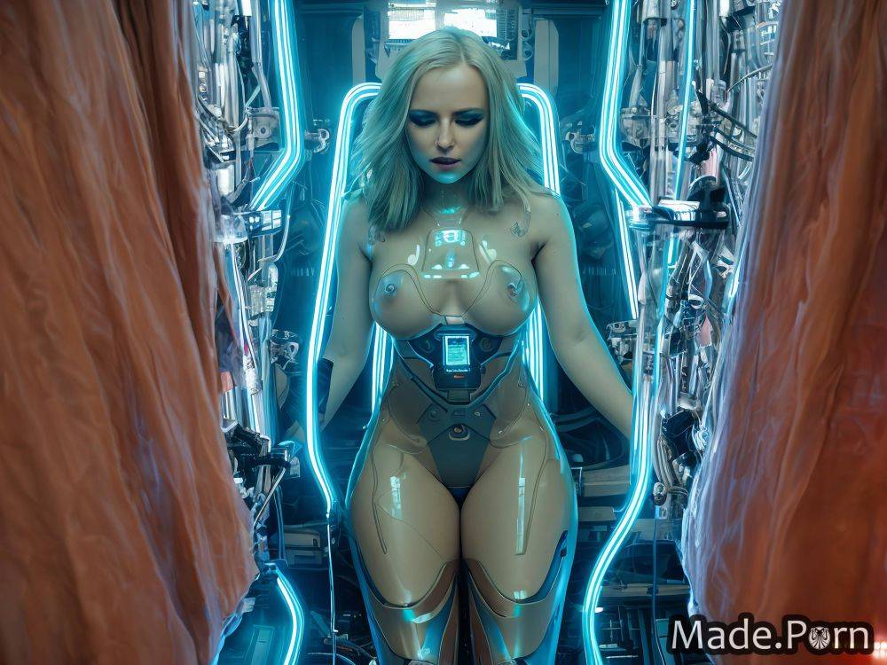 Sci-fi gigantic boobs neon pussy fucking perfect body perfect boobs floor AI porn - #main