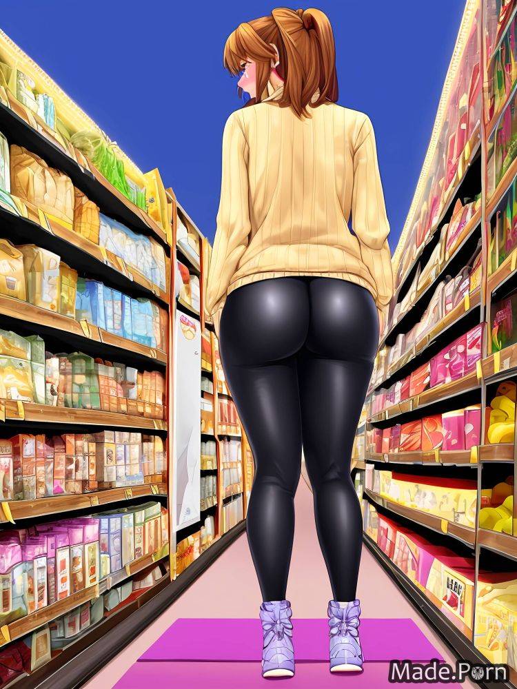 Anime big ass hairy thick short big hips sweater AI porn - #main