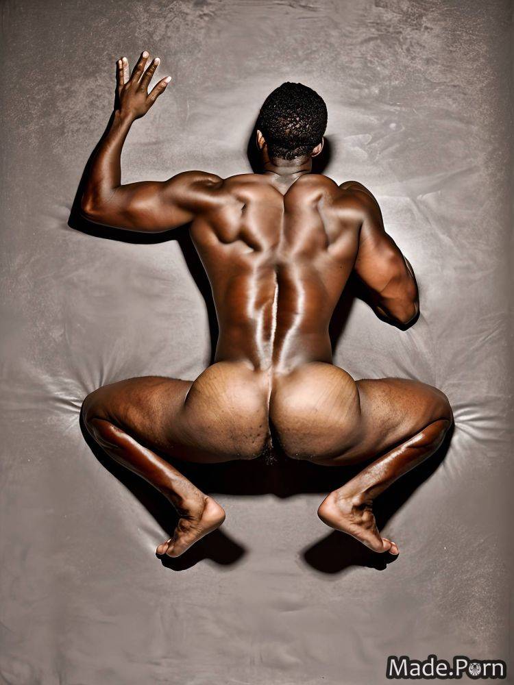 African american photo spreading legs close up photo studio athlete gay AI porn - #main