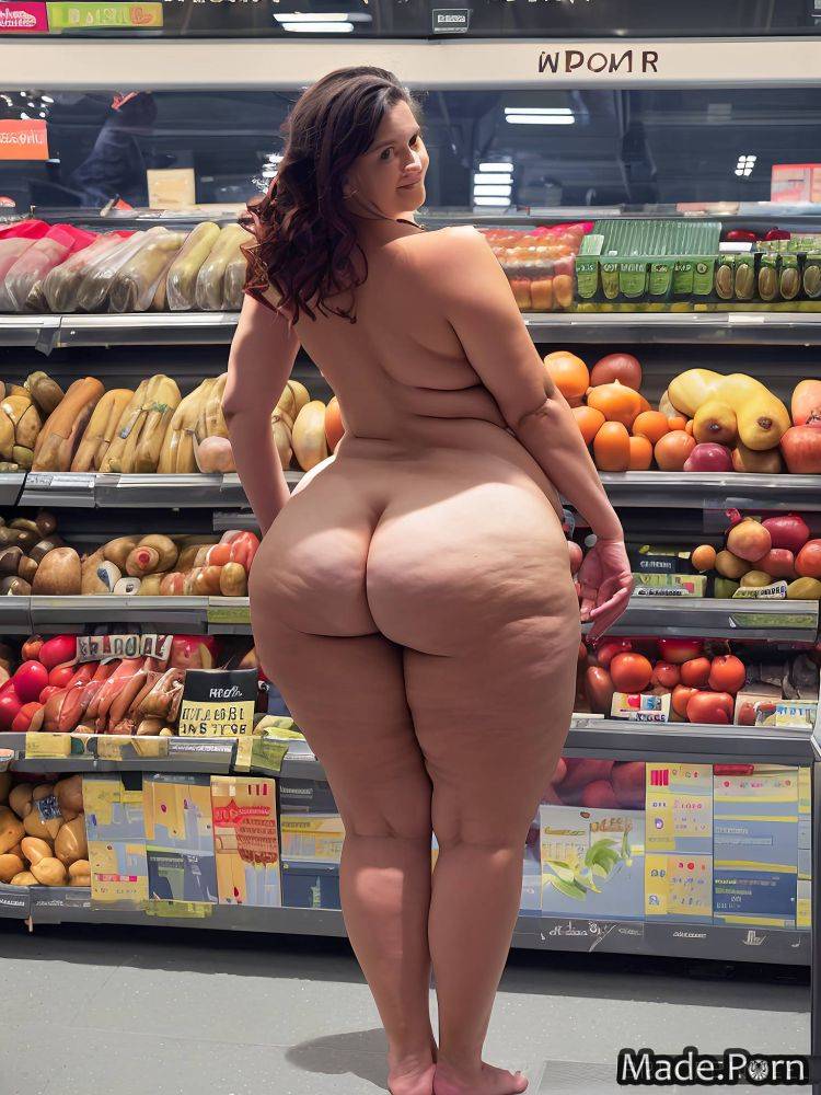 Nude looking at viewer big ass photo fisheye big hips gigantic boobs AI porn - #main