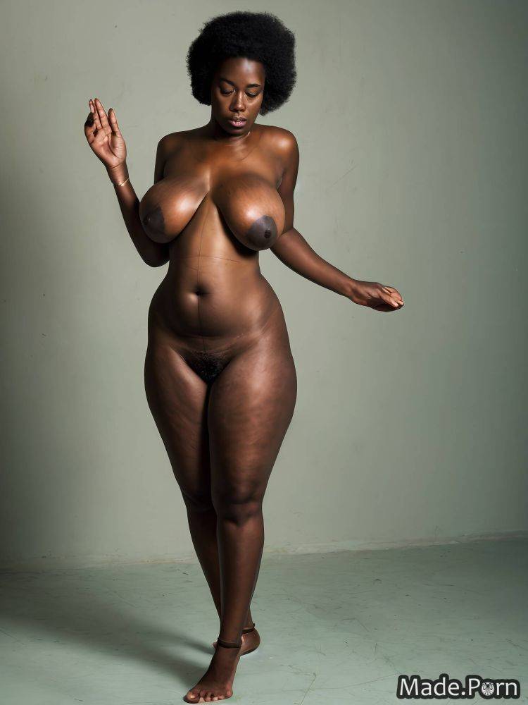 Thighs amateur robot african american basement black hair standing AI porn - #main