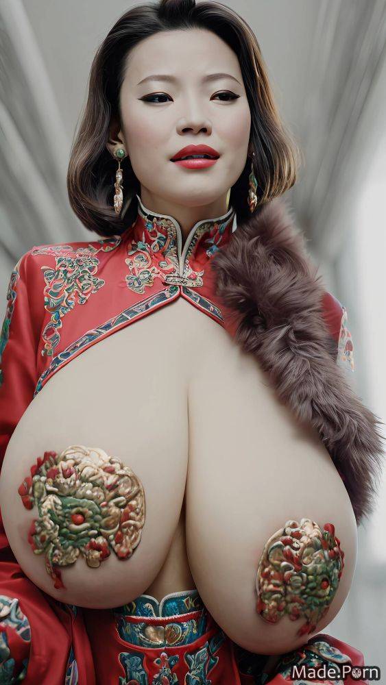 Fashion show wife olive slutty perfect boobs big tits close up AI porn - #main