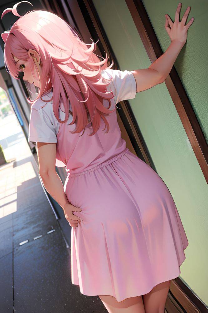Anime Pregnant Small Tits 70s Age Sad Face Pink Hair Messy Hair Style Light Skin Comic Party Back View T Pose Schoolgirl 3688366305273227804 - AI Hentai - #main