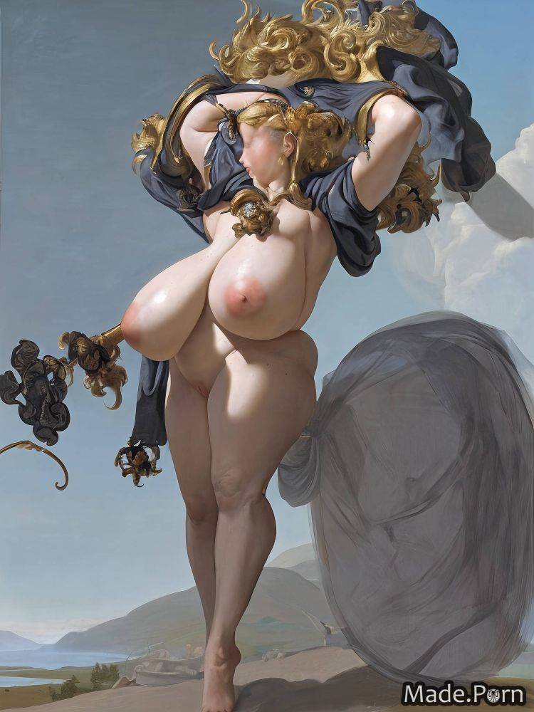 Big tits bottomless thighs baroque gigantic boobs saggy tits swedish AI porn - #main
