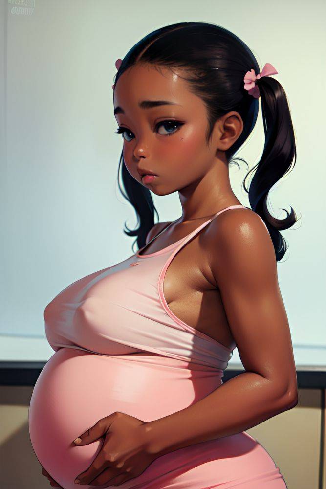 Anime Pregnant Small Tits 80s Age Pouting Lips Face Ginger Pigtails Hair Style Dark Skin Soft + Warm Stage Side View Cumshot Teacher 3688575040858004812 - AI Hentai - #main