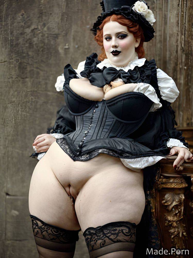 30 thighs fat saggy tits huge boobs victorian clown AI porn - #main