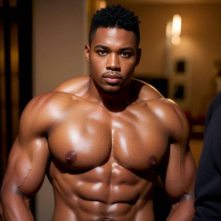 black people, ,(2men:2), manly man,thirties,(RAW photo, best quality, masterpiece:1.1), (realistic, photo-realistic:1.2), ultra-detailed, ultra high res, physically-based rendering,(adult:1.5) - #main