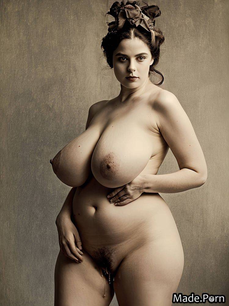 Victorian made portrait woman huge boobs bottomless athlete AI porn - #main