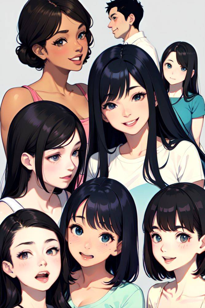 Anime Pregnant Small Tits 50s Age Laughing Face Black Hair Straight Hair Style Light Skin Skin Detail (beta) Snow Front View Plank Teacher 3689069818313029963 - AI Hentai - #main