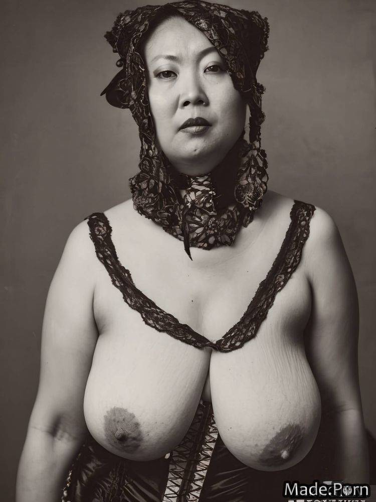 Big hips woman huge boobs nipples asian saggy tits fat AI porn - #main