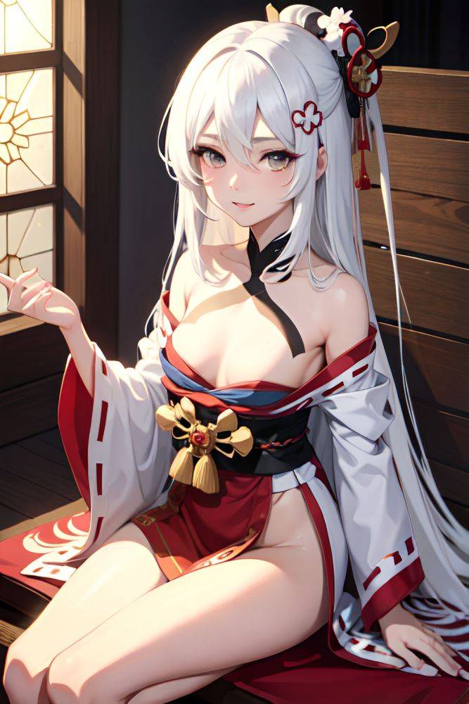 Anime Skinny Small Tits 70s Age Happy Face White Hair Straight Hair Style Light Skin Charcoal Church Front View Cumshot Geisha 3697225960735059472 - AI Hentai - #main