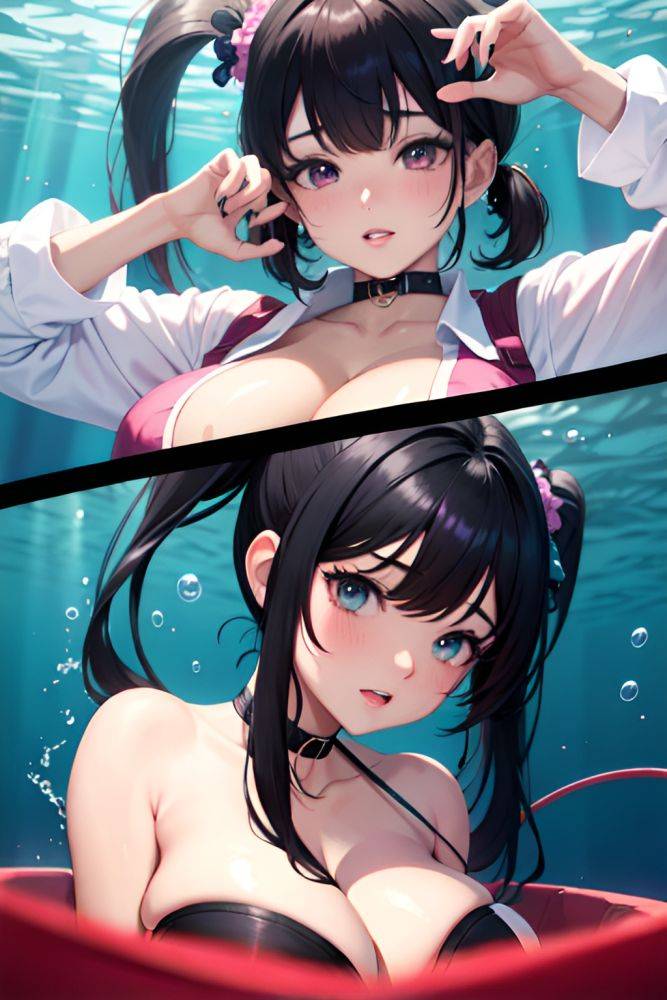 Anime Busty Huge Boobs 80s Age Orgasm Face Black Hair Pigtails Hair Style Light Skin Crisp Anime Underwater Close Up View Gaming Schoolgirl 3698335353448128400 - AI Hentai - #main