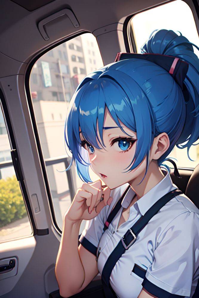 Anime Busty Small Tits 30s Age Seductive Face Blue Hair Ponytail Hair Style Light Skin Soft + Warm Car Front View Cumshot Nurse 3698327622932103615 - AI Hentai - #main