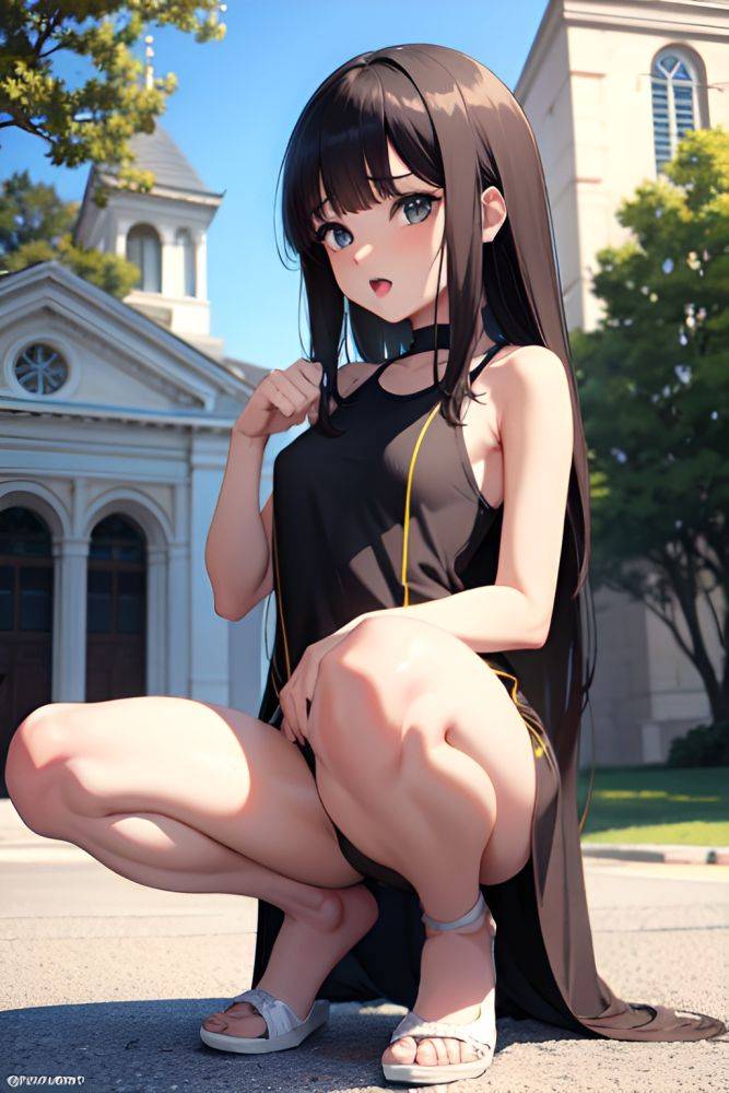 Anime Skinny Small Tits 18 Age Orgasm Face Brunette Bangs Hair Style Light Skin Comic Church Side View Squatting Goth 3698513163901486894 - AI Hentai - #main