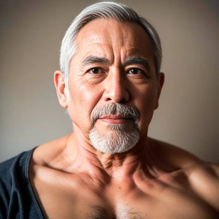 , japanese,manly man,aging,(RAW photo, best quality, masterpiece:1.1), (realistic, photo-realistic:1.2), ultra-detailed, ultra high res, physically-based rendering,short hair,muscular,(adult:1.5) - #main