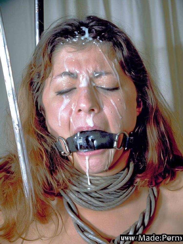 Collar open mouth arabic cum in mouth facial bondage vintage AI porn - #main