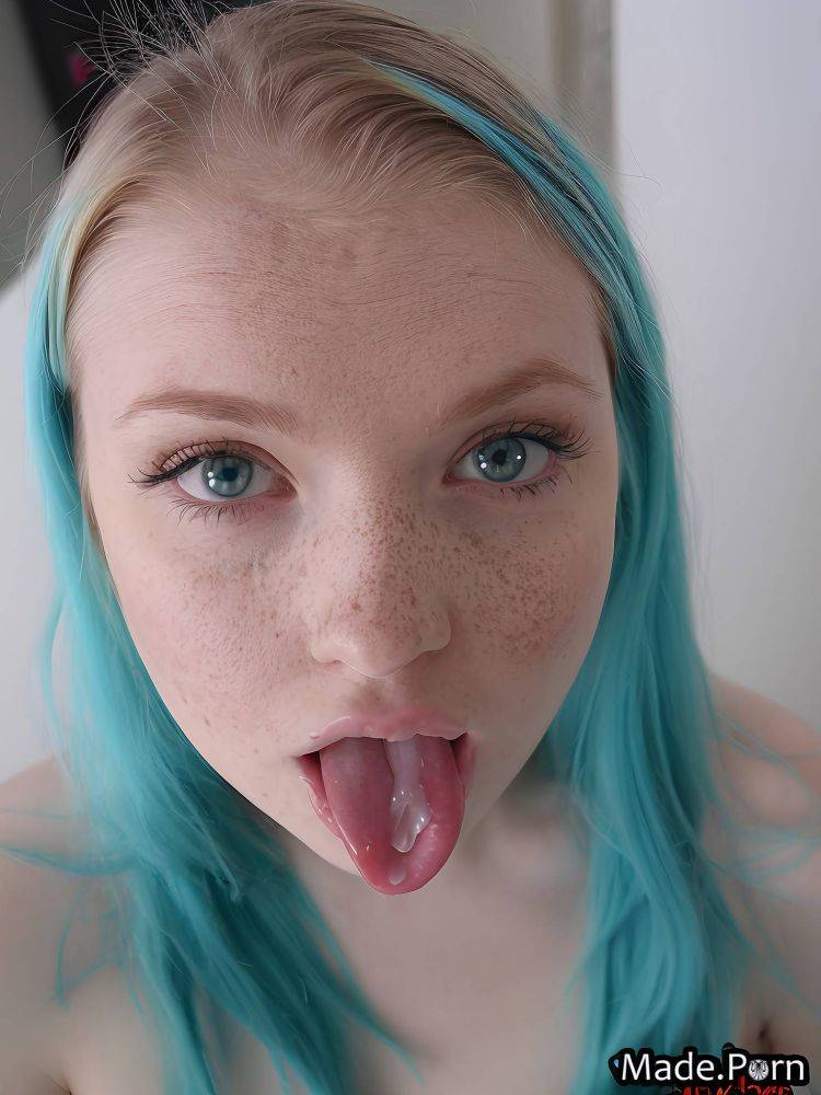 Bukkake cyan nude skinny aqua short photo AI porn - #main