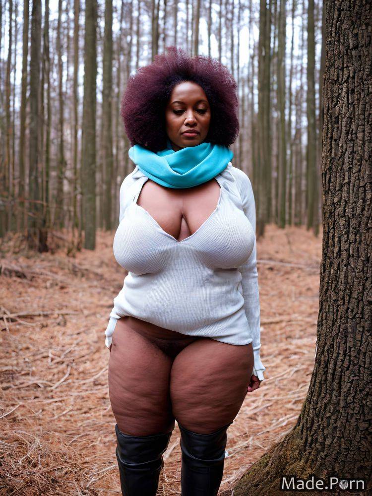 Photo wild afro prisoner blouse big hips magenta perfect boobs AI porn - #main