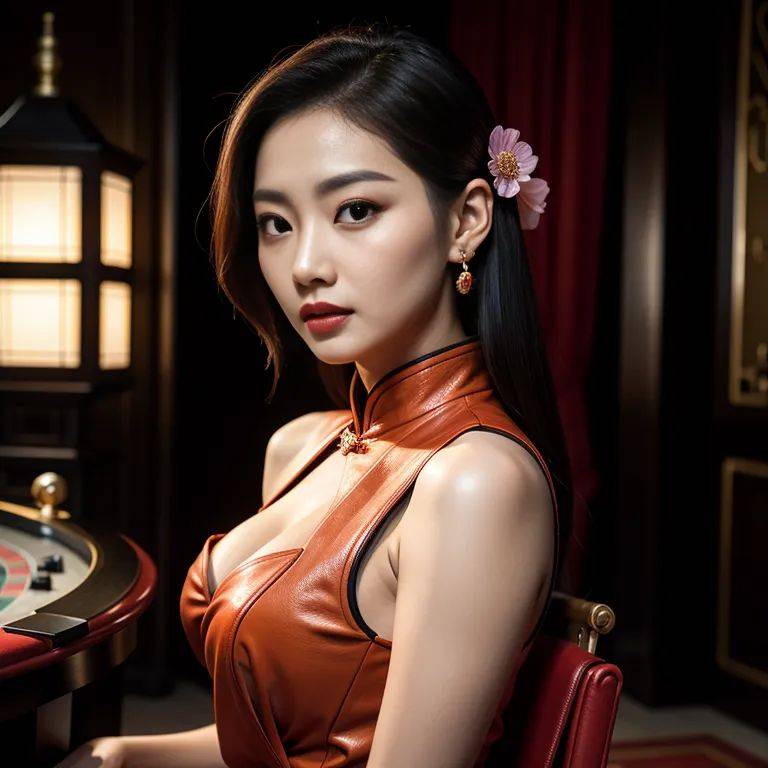 ,korean,kpop idol,woman,twenties,(RAW photo, best quality, masterpiece:1.1), (realistic, photo-realistic:1.2), ultra-detailed, ultra high res, physically-based rendering,slicked back,red eyes,beautiful,seductive,huge - #main