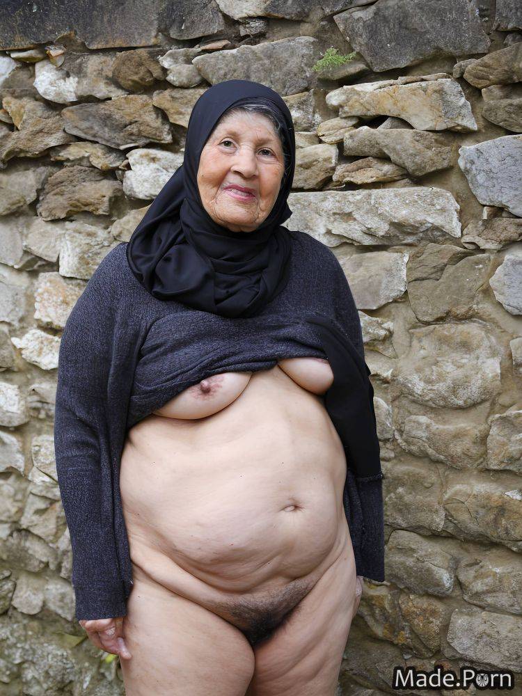 Photo gigantic boobs hairy hijab transparent woman bbw AI porn - #main