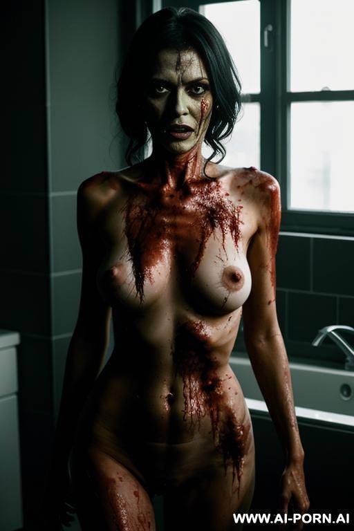 naked, female, mature, 4, zombi, zombie - #main