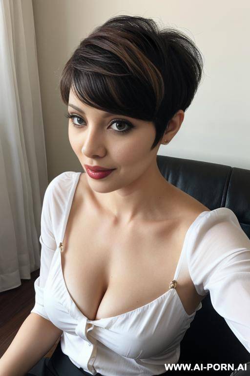 secretary with pixie cut - #main