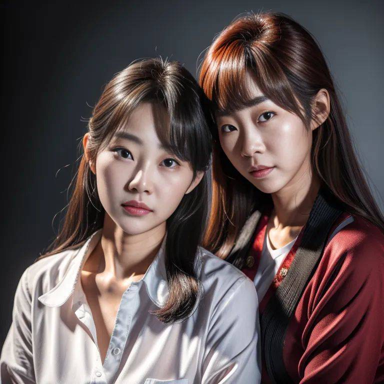 ,korean,(2women:2),elder,(RAW photo, best quality, masterpiece:1.1), (realistic, photo-realistic:1.2), ultra-detailed, ultra high res, physically-based rendering,(adult:1.5) - #main