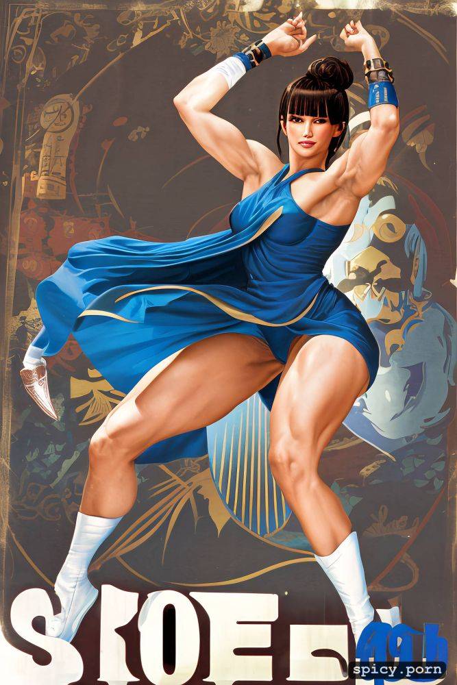 muscular, gold dragon, beefy thighs, fighterstreet, vintage - #main