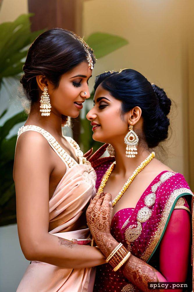 kissing, pubic hair, lesbian, nude, sexy indian savita bhabhi and an indian bride - #main