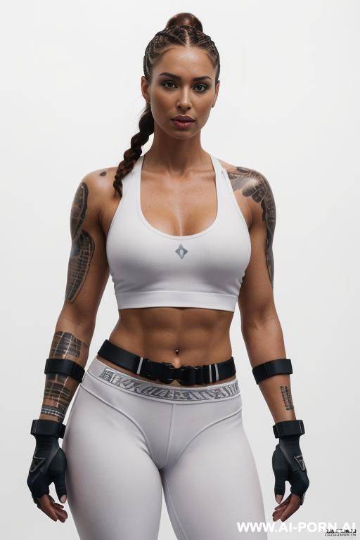 ((beautiful face, sexy woman, beautiful woman with athletic body, athletic build, ffitness figure, gorgeous figure, wide hips, natural breasts , expressive thick black eyebrows)) ((body covered with - #main