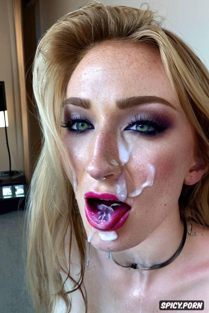 cum all over her face, cum everywhere, hdr, ahegao, cum dripping out of everything - #main