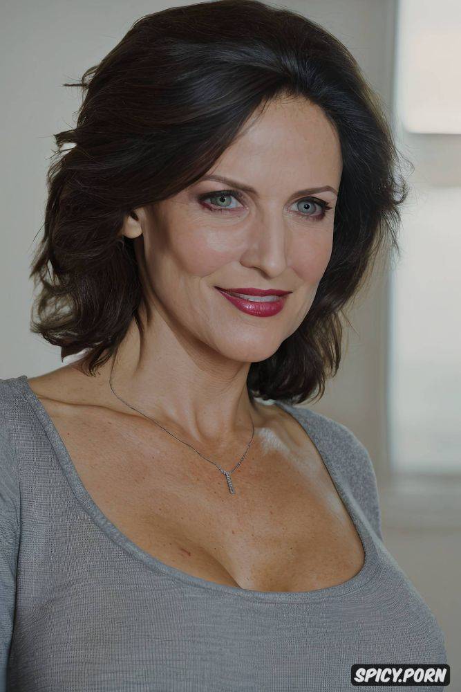 italian milf actress, 150mm photo lense effect, over 50 years old - #main