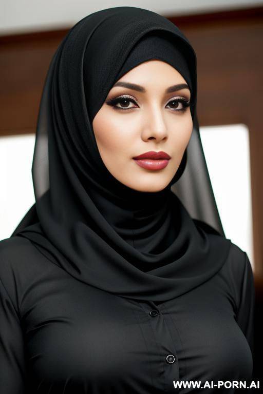 black hijab - #main