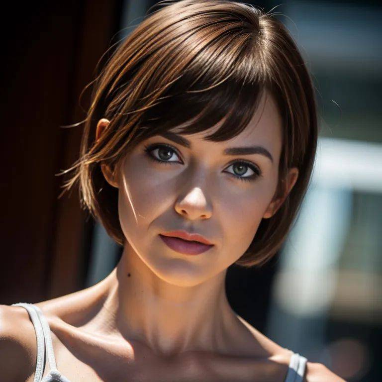 ,white people,woman,thirties,(RAW photo, best quality, masterpiece:1.1), (realistic, photo-realistic:1.2), ultra-detailed, ultra high res, physically-based rendering,short hair,bobcut,brown hair,(adult:1.5) - #main